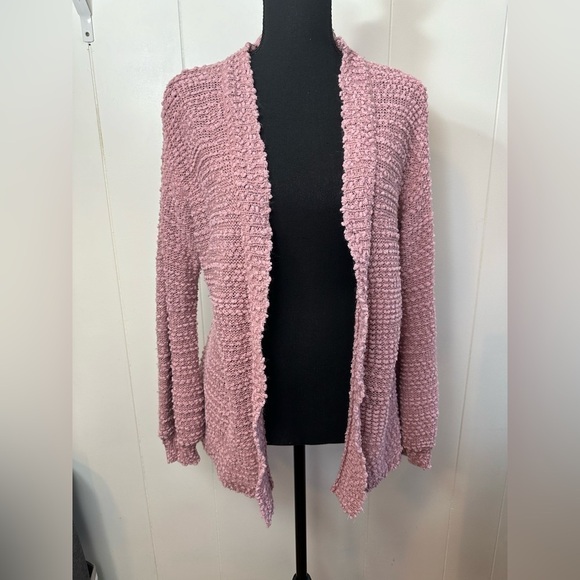 Wild Fable Popcorn Soft Pink Knit Cardigan Women’s Size XS - Picture 2 of 10